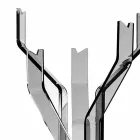 mark rökt hängare krokar 5 Andrea, modern design Viadurini