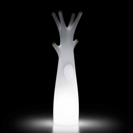 Luminous Coat Stand i polyeten med LED-ljus Tillverkad i Italien - Oldia Viadurini