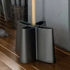 Coat paraplyställ i bok och polypropylen Nurri Viadurini