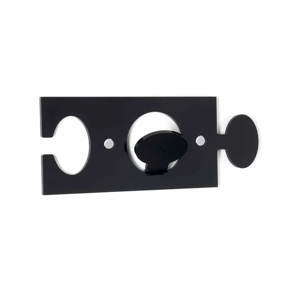 Vägghängare i färgad plexiglas enkel design 4 stycken - Fratack Viadurini