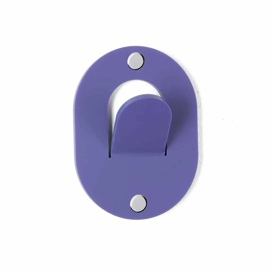 Vägghängare i färgad plexiglas 5 stycken Clip Design - Freddie Viadurini