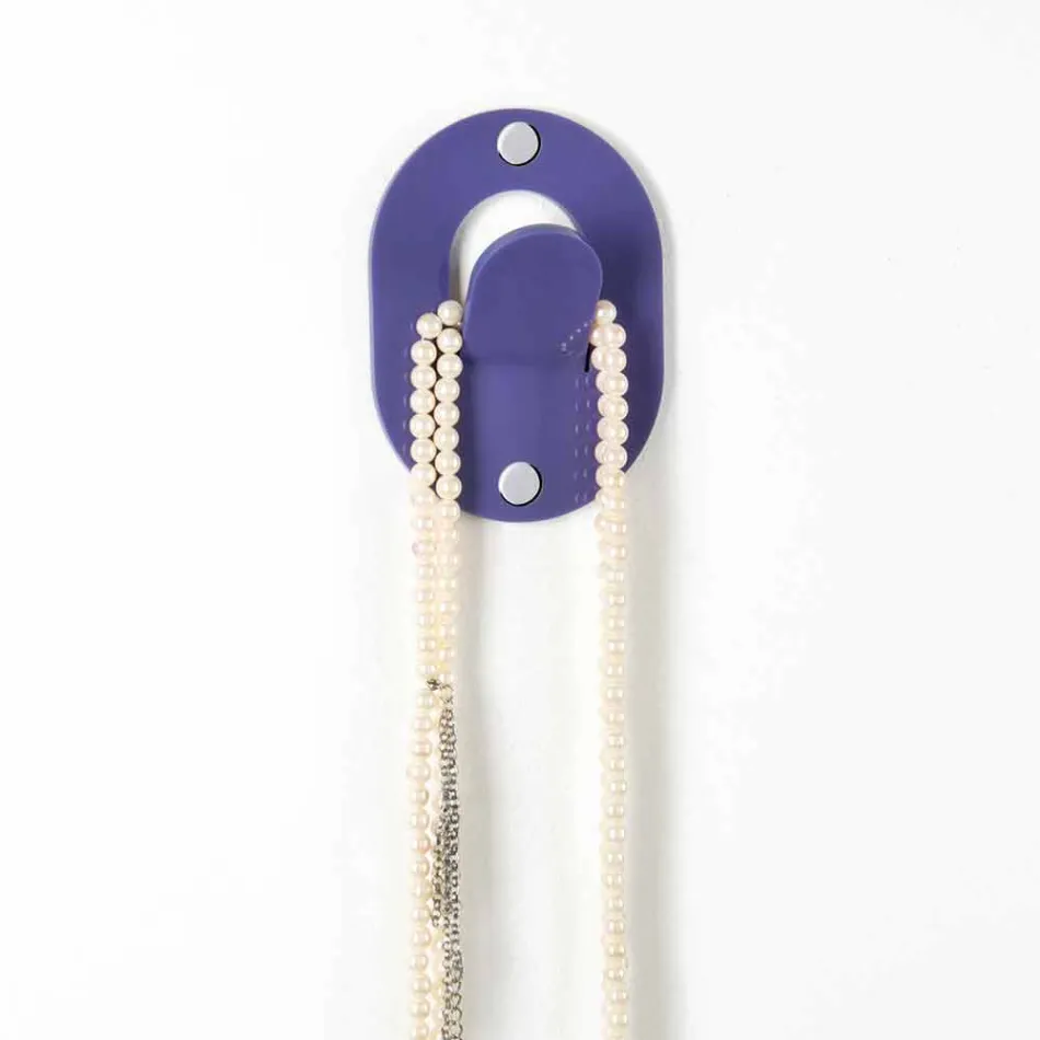 Vägghängare i färgad plexiglas 5 stycken Clip Design - Freddie Viadurini