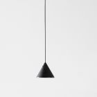 Vägglampa i svart aluminium och kon Small Minimal Design - Mercado Viadurini