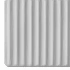 Vägglampa med 3 Led-lampor i Matt Vit Keramik med Umarell - Ometto Viadurini