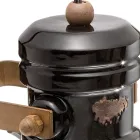 Väggapplikat spotlight i keramik, glas och metall olika finish Joy Ferroluce Viadurini