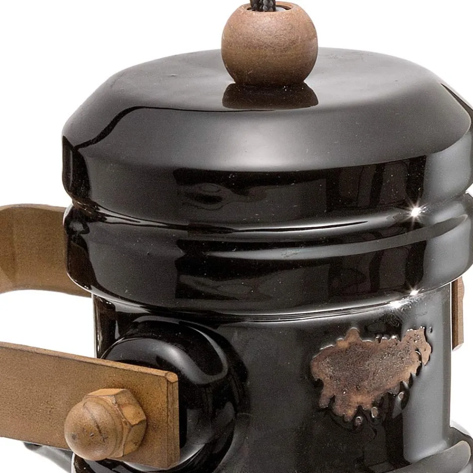 Väggapplikat spotlight i keramik, glas och metall olika finish Joy Ferroluce Viadurini