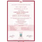 Väggapplikat spotlight i keramik, glas och metall olika finish Joy Ferroluce Viadurini