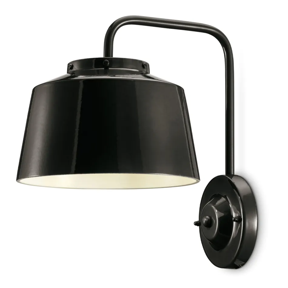 Vägglampa i metall och handgjord keramik med dubbel öppning - 50S Viadurini