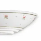 Halvmåne vägglampa i keramisk handmålad blommig - Trieste Viadurini