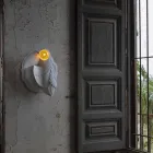 Vägglampa i matt vit keramisk modern italiensk design - Tucano Viadurini