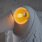 Vägglampa i matt vit keramisk modern italiensk design - Tucano Viadurini