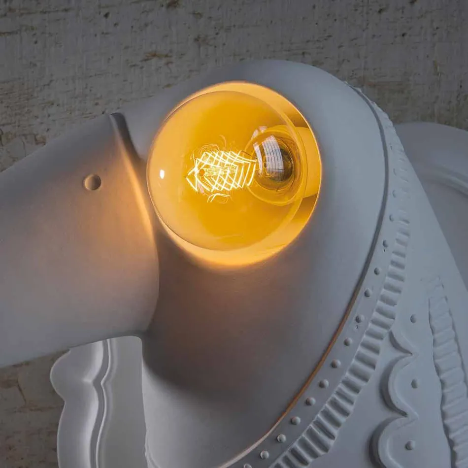 Vägglampa i matt vit keramisk modern italiensk design - Tucano Viadurini