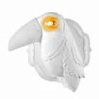 Vägglampa i matt vit keramisk modern italiensk design - Tucano Viadurini