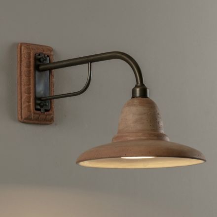 Artisan Garden Applique i Galestro Made in Italy - Toscot Spoleto Viadurini