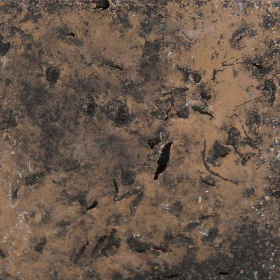 Handgjord applikation i toskansk majolika och mässing tillverkad i Italien - Toscot Rossi Viadurini