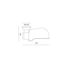 Handgjord toskansk majolica vägglampa tillverkad i Italien - Toscot Bistrò Viadurini