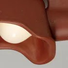 Handgjord toskansk majolica vägglampa tillverkad i Italien - Toscot Bistrò Viadurini