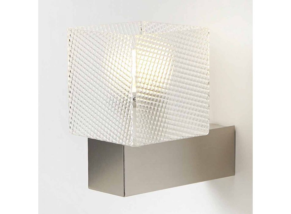 Lampa med skärm modern design, L.11 x P.11cm, Matis Viadurini