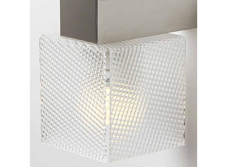Lampa med skärm modern design, L.11 x P.11cm, Matis Viadurini