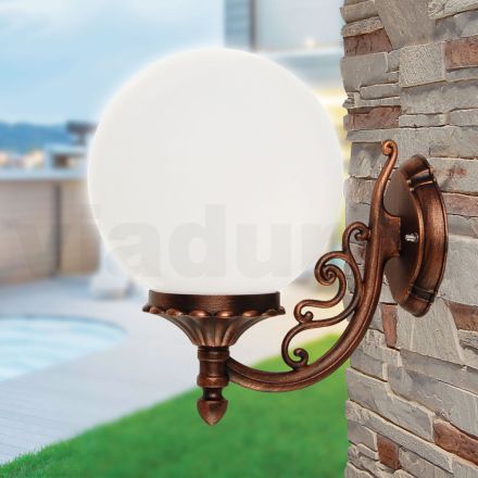 Applikation med akrylsfär och pressgjuten aluminiumstruktur - Trovanero Viadurini