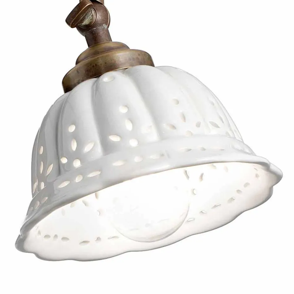 Applikationer keramiska kurva Anita Il Fanale, art nouveau Viadurini