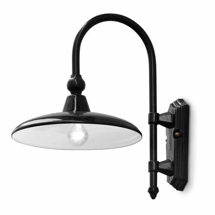 Klassisk design aluminium utomhus vägglampa tillverkad i Italien - Campobasso Viadurini