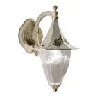 Utomhusvägglampa i handmålad aluminium och Edere-dekoration - Arezzo Viadurini