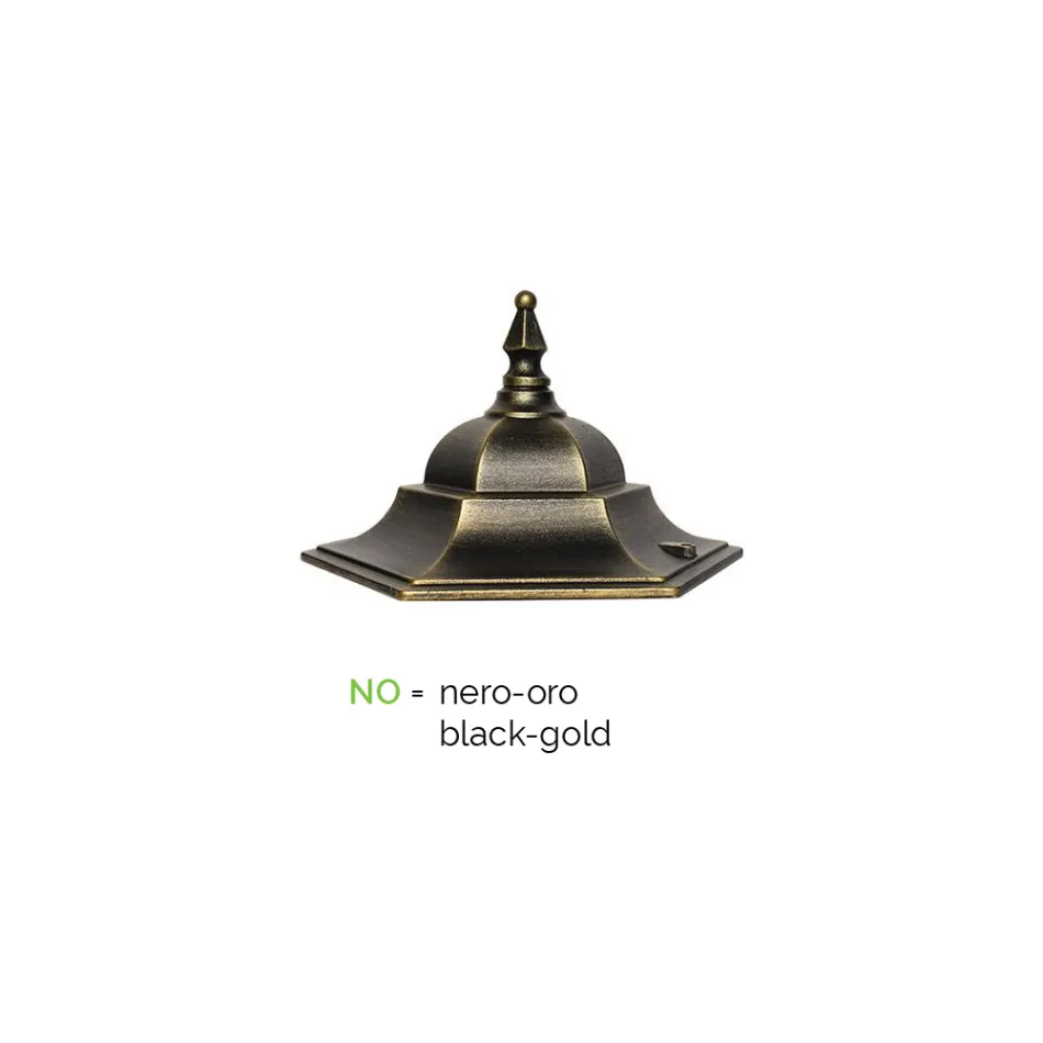 Utomhusvägglampa i aluminium och glas Made in Italy Vintage - Janira Viadurini