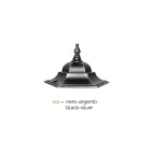 Utomhusvägglampa i aluminium och glas Made in Italy Vintage - Janira Viadurini