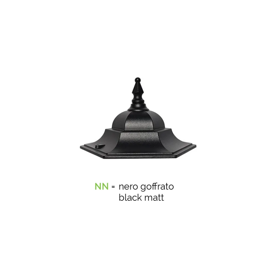 Utomhusvägglampa i aluminium och glas Made in Italy Vintage - Janira Viadurini