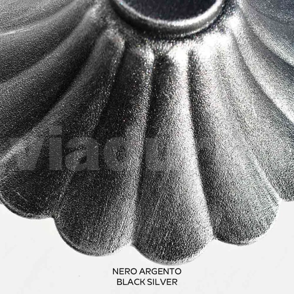 Utomhusvägglampa i pressgjuten aluminium och akrylsfär - Trovanero Viadurini