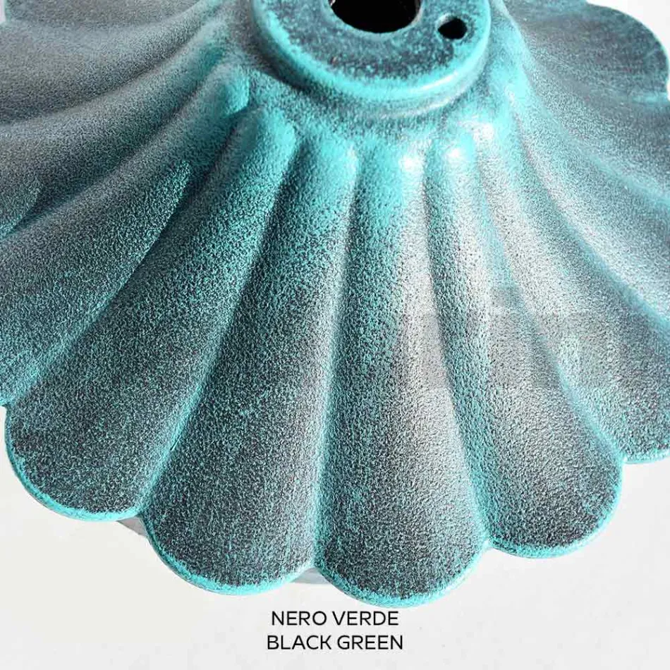 Utomhusvägglampa i pressgjuten aluminium och akrylsfär - Trovanero Viadurini