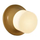 Utomhus vägglampa i Majolica och blåst glas tillverkat i Italien - Toscot Swinger Viadurini