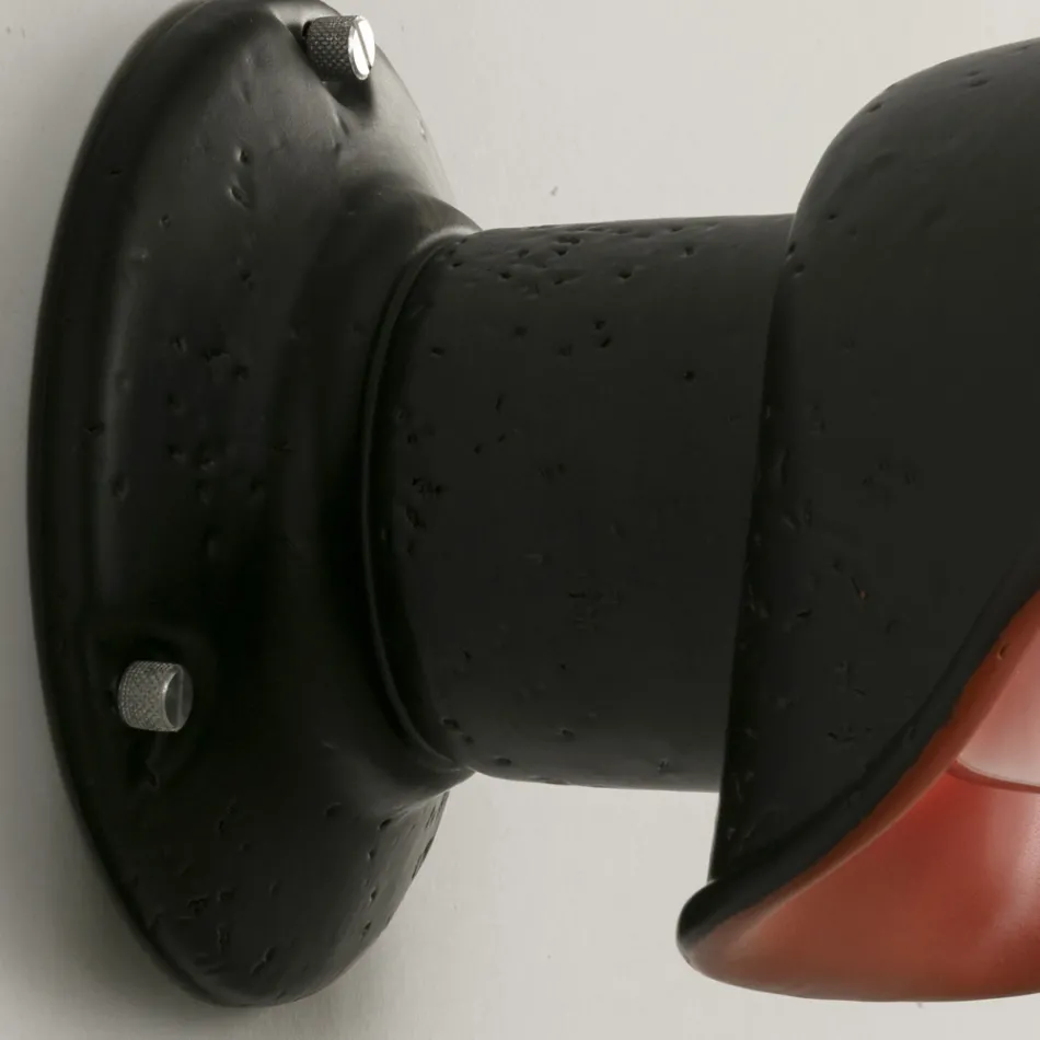 Toskansk Majolica utomhusvägglampa handgjord i Italien - Toscot Bistrò Viadurini