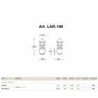 Applikationer utomhus mässing och koppar Attila Viadurini
