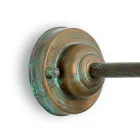 Utomhusvägglampa i mässing, opalglas och IP44 Tillverkad i Italien - Drago Viadurini