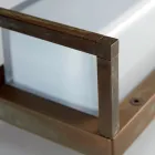 Vintage vägglampa i mässing för utomhusbruk, E27 och elegant lampa - Kristall Viadurini