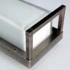 Vintage vägglampa i mässing för utomhusbruk, E27 och elegant lampa - Kristall Viadurini