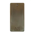 Vintage mässing utomhusvägglampa, klart glas - Elfico Viadurini