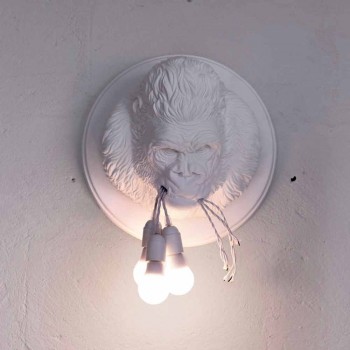 3 lampor vägglampa i Gorilla keramikgrå eller vit design - Rillago