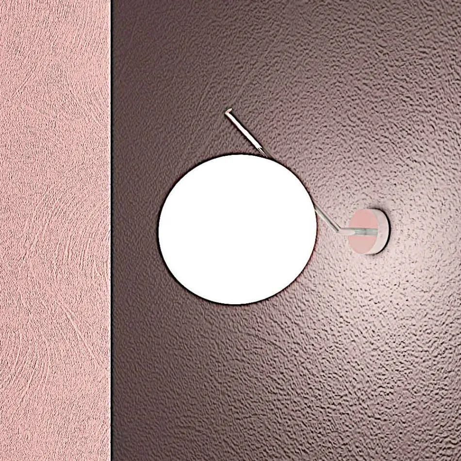 Handblåst vägglampa i venetiansk glas - Snö Viadurini