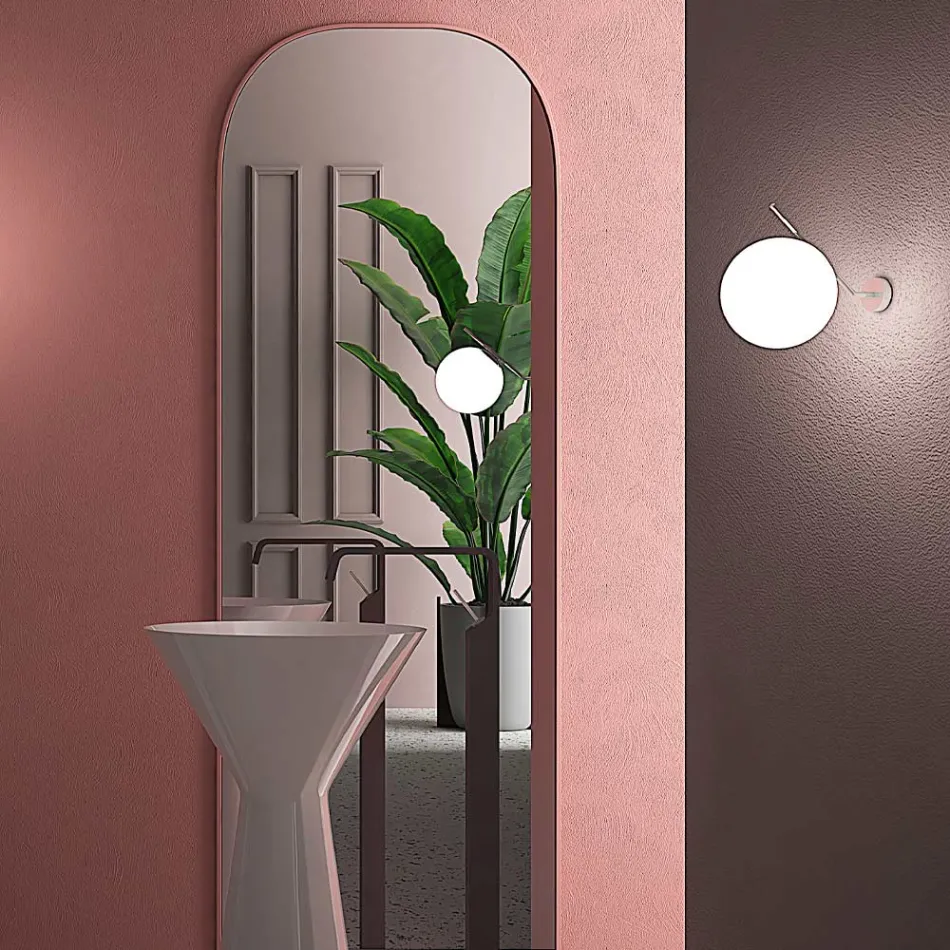 Handblåst vägglampa i venetiansk glas - Snö Viadurini