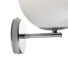 Isotta - Vit venetiansk vägglampa i glas Tillverkad i Italien Viadurini
