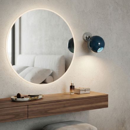 Lumira - Liten venetiansk vägglampa i glas Tillverkad i Italien Viadurini