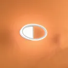 LED vägglampa med vit eller guld metallstruktur - Raissa Viadurini