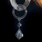 Vägglampa klassiker i kristall och glas Fine, 2 st Viadurini
