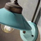 Ljus i färgade keramiska vägg och mässing Alice Ferroluce Viadurini