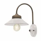 Ljus i färgade keramiska vägg och mässing Alice Ferroluce Viadurini