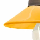 Ljus i färgade keramiska vägg och mässing Alice Ferroluce Viadurini