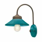 Ljus i färgade keramiska vägg och mässing Alice Ferroluce Viadurini